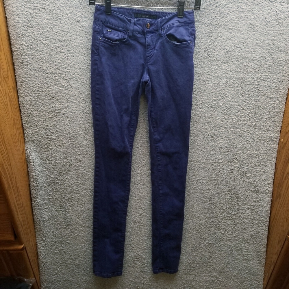 Joe's Jeans Women's 25 Purple Skinny Jeans 26.5" 33.5" 7.25"